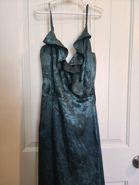 Lulus | Dresses | Lulus Valhalla Forest Green Sequin Laceup Maxi Dress |  Poshmark